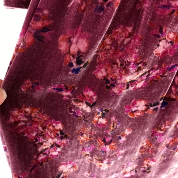 Rebecca Taylor Plum Jewel Velvety Smocked Top - Picture 8 of 15